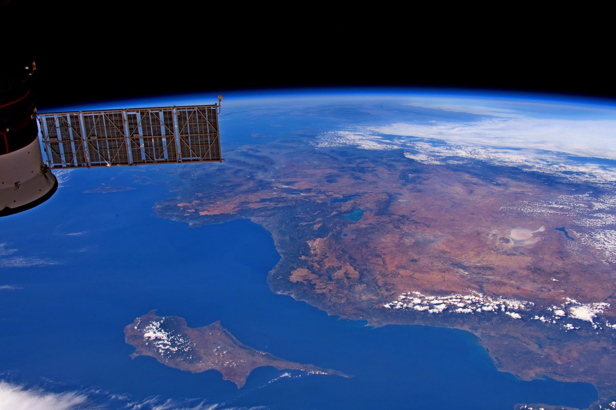 Impressive satellite images of Cyprus by a NASA astronaut