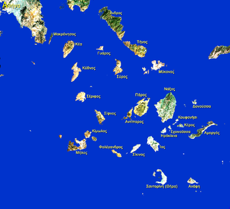 Cyclades Satellite GREEK